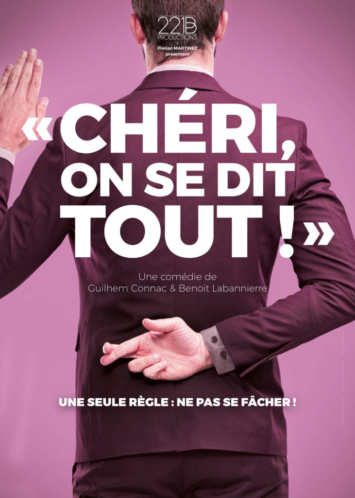 Affiche du spectacle tout public à Biarritz : Chéri on se dit tout