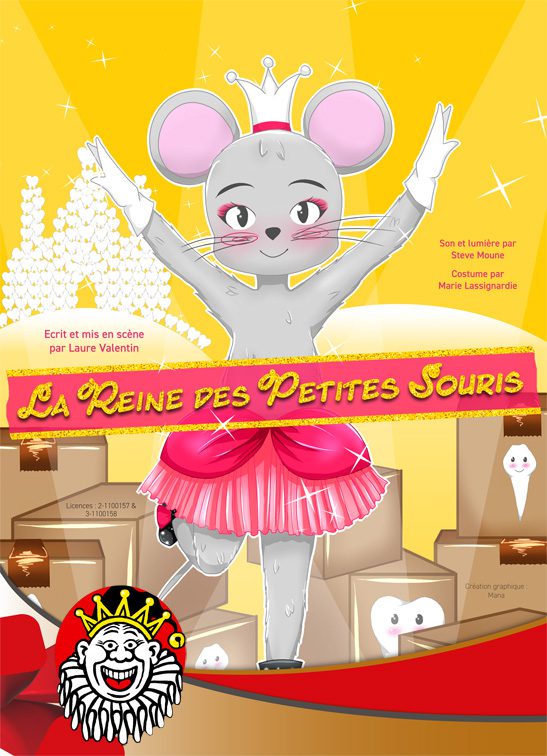 Affiche du spectacle pour Enfants à Biarritz la Reine des Petites Souris