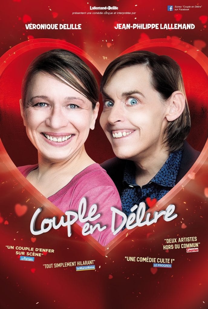 Affiche du spectacle tout public à Biarritz : Couple en délire