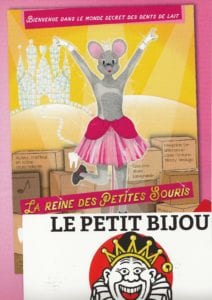 Affiche du spectacle pour enfants La Reine des Petites Souris, au café théâtre Le Petit Bijou à Biarritz