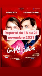 Affiche du spectacle tout public à Biarritz : Couple en délire