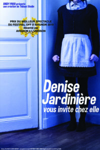 Affiche du spectacle Denise jardinière humour au théâtre à Biarritz le petit bijou