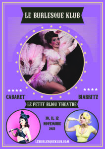 Affiche cabaret burlesque Klub