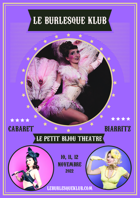 Affiche cabaret burlesque Klub