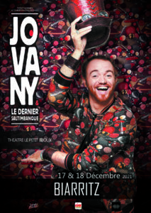 Affiche du spectacle Jovany à Biarritz café théâtre le Petit Bijou