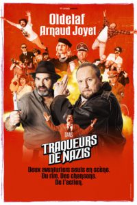 Affiche du spectacle Traqueurs de Nazis avec Oldelaf et Arnaud Joyet