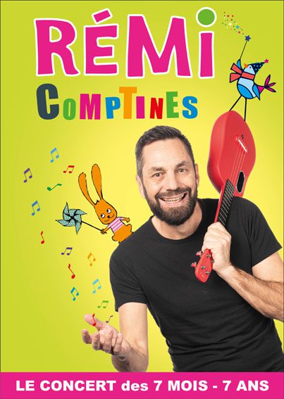Affiche du spectacle musical pour enfants Rémi comptines