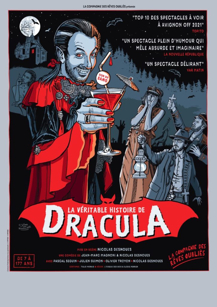 Affiche de la véritable histoire de Dracula