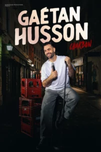 Affiche de Gaëtan Husson, humour caustique à Biarritz, Anglet, Bayonne