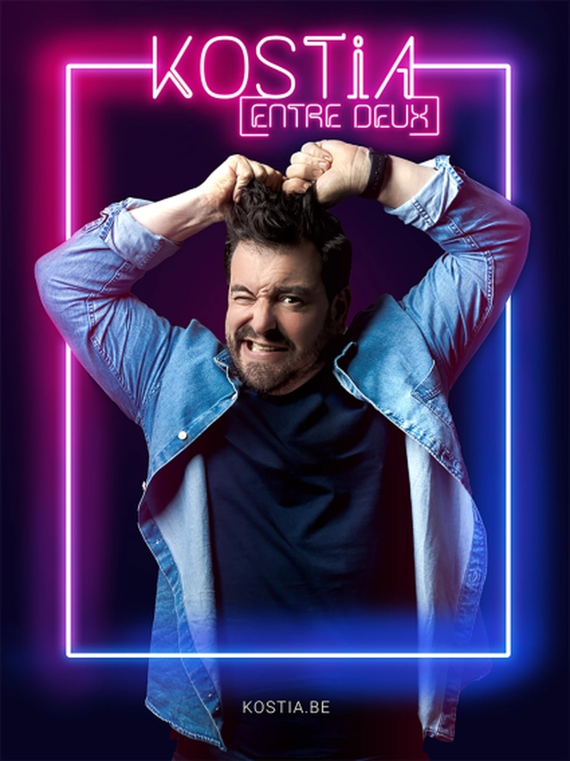 Affiche de Kostia dans "Entre deux" au petit bijou à Biarritz