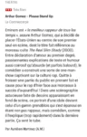 Article de Telerama sur Arthur Gomez